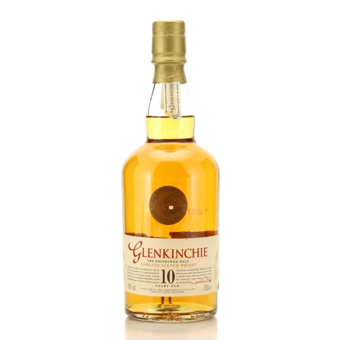 glenkinchie 10 year old discontinued bottling front