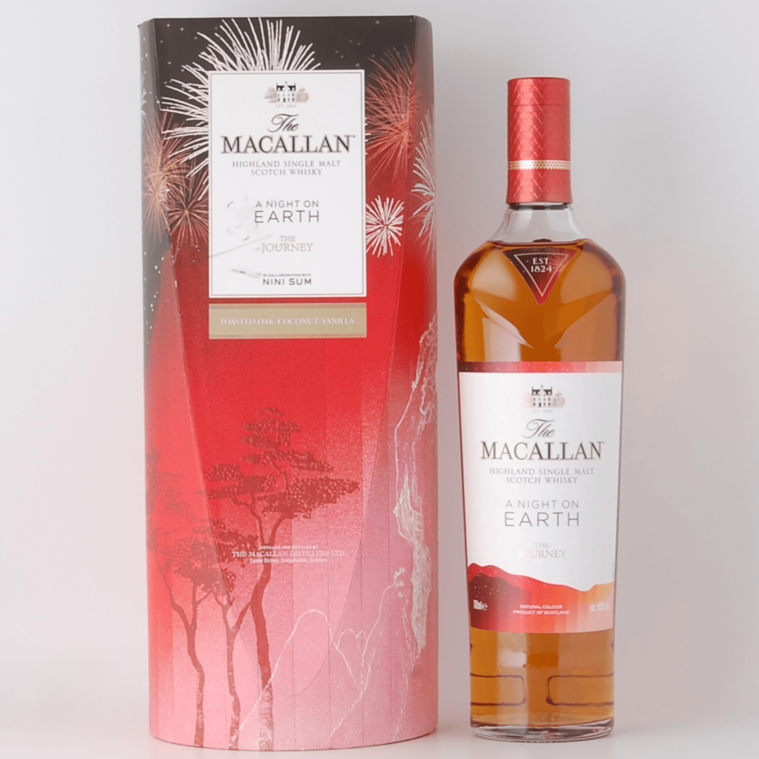 macallan a night on earth: the journey front view
