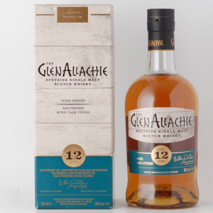 glenallachie 12 sauternes box and bottle