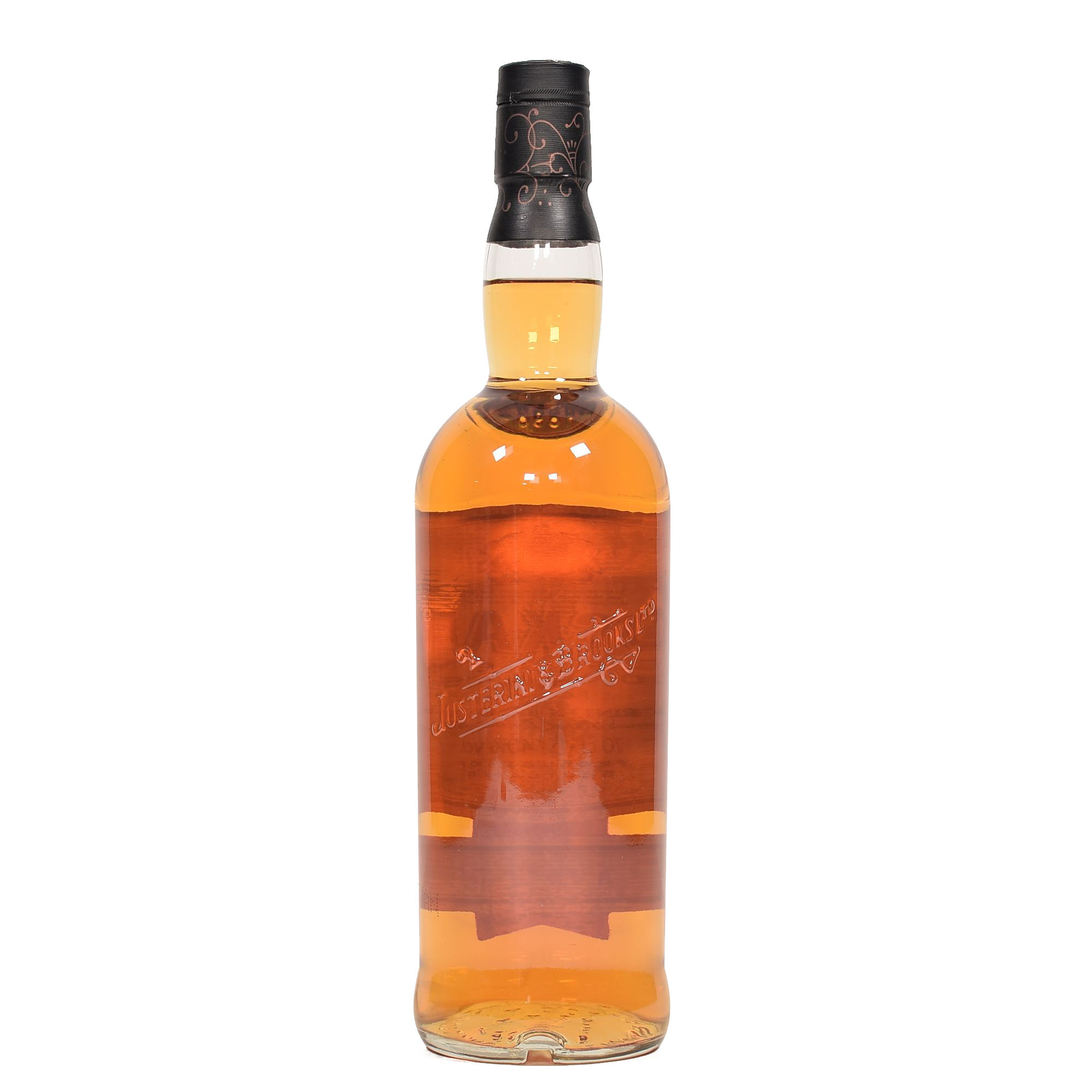 knockando 1977 bottle of whisky rear