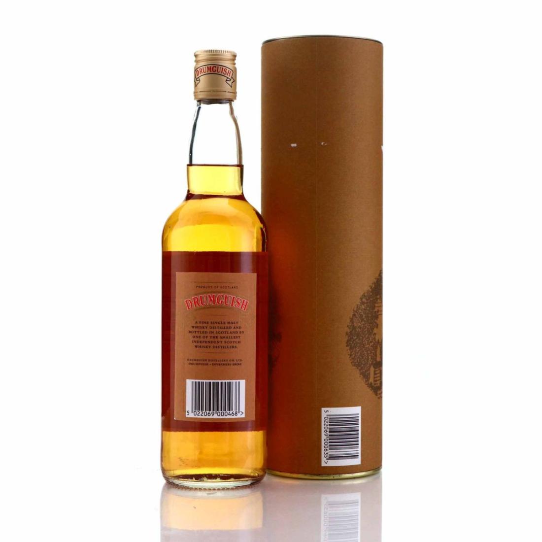 drumguish single highland malt rear