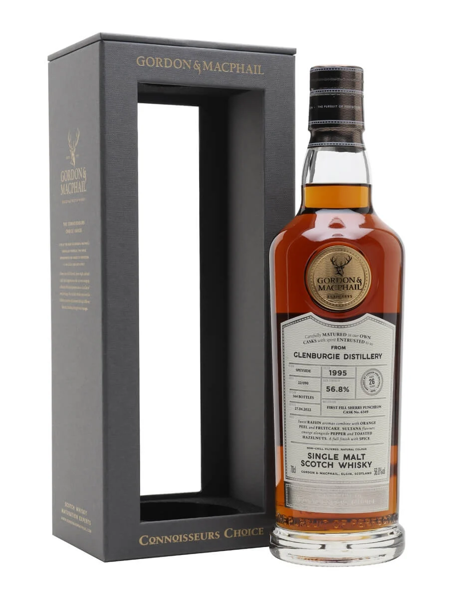 G&M connoiseurs choice glenburgie 1995 26 year old