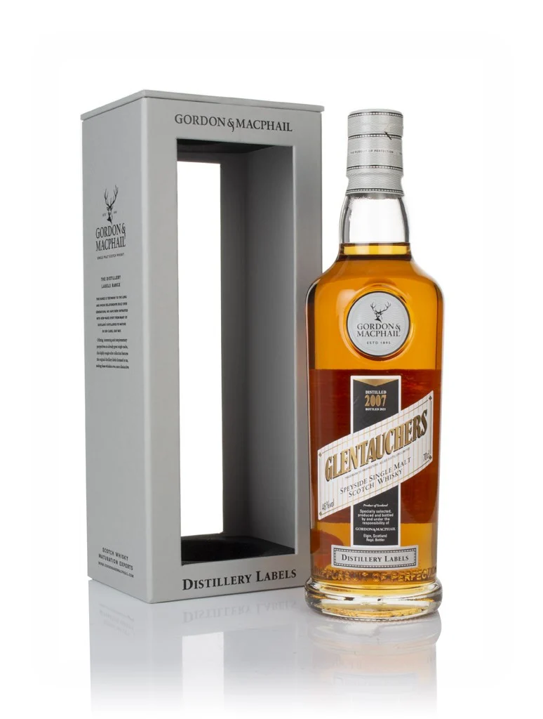 g&m distillery label glentauchers 2007/2021 vintage