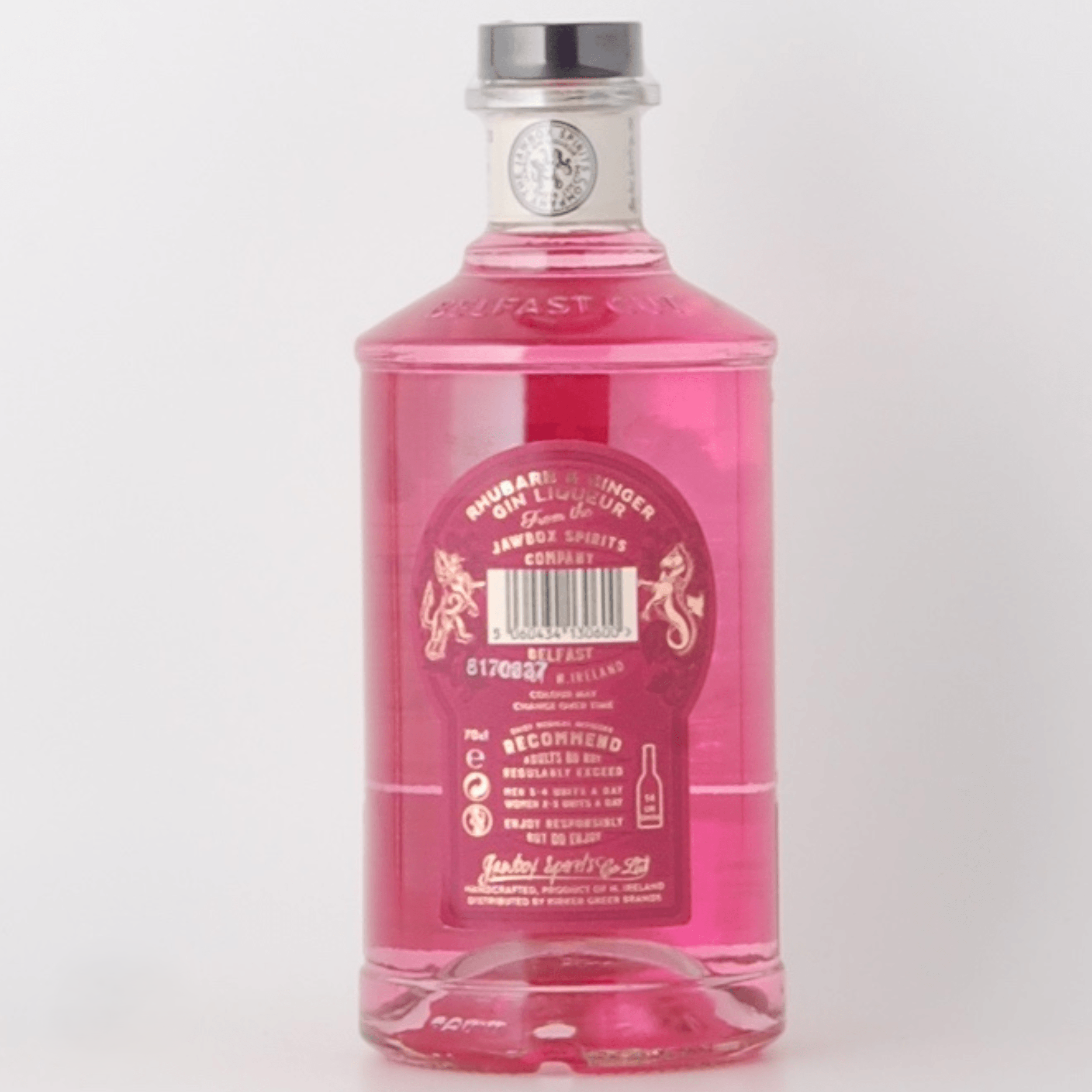 jawbox gin liqueur rhubarb and ginger rear