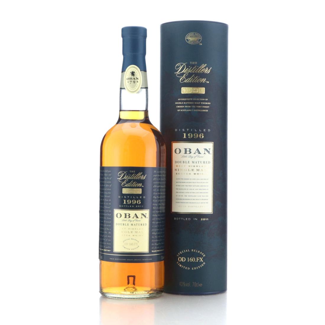 oban 1996 distillers edition od160fx front