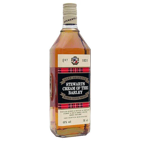 stewarts cream of the barley whisky, discontinued front
