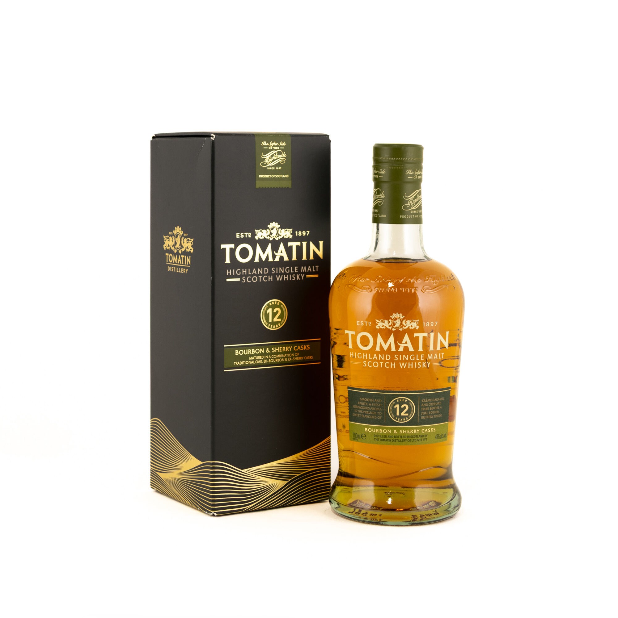 tomatin 12 year old bourbon and sherry cask