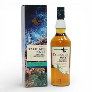 talisker skye bottle besdie box