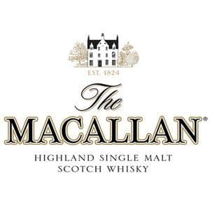 macallan logo black and white text